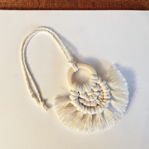 Small Macrame Semicircle