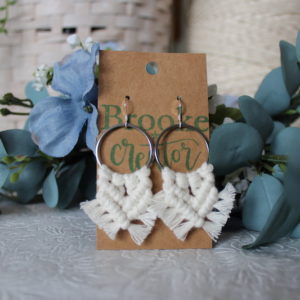 Lee macrame earrings
