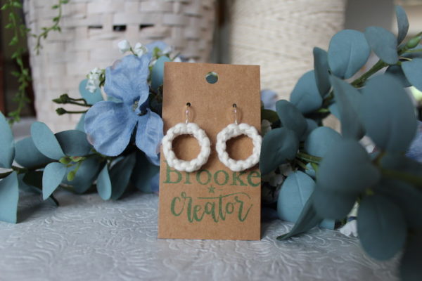 Helena macrame earrings
