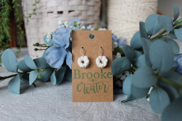 Helena macrame earrings - Image 3