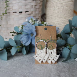 Jackie macrame earrings