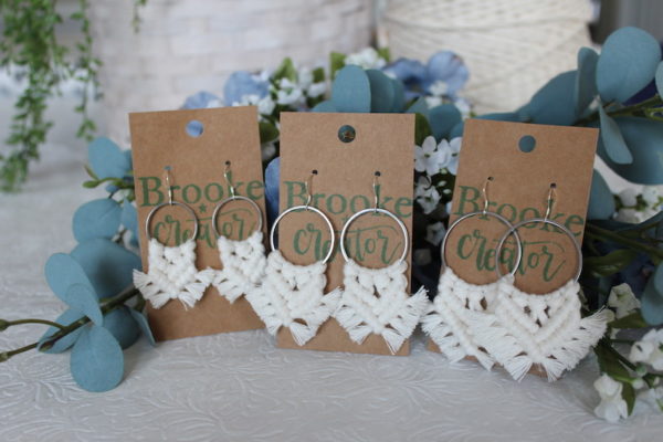 Lee macrame earrings - Image 4