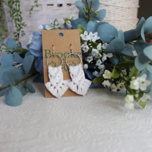 Ashe macrame earrings