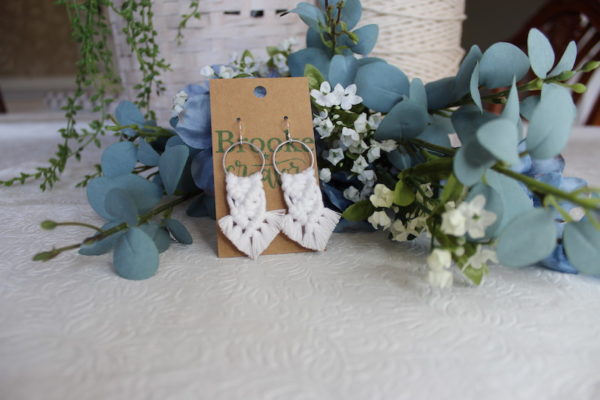 Ashe macrame earrings